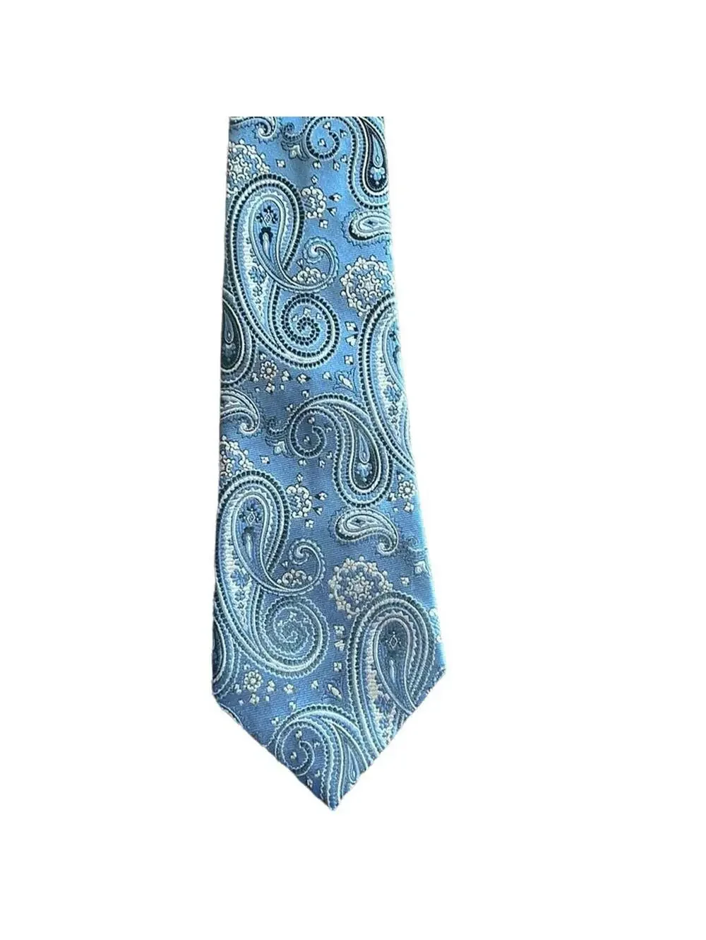 Dino Valente | Men’s Blue & Silver Dress Tie | 3.5